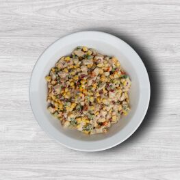 سالاد مرغ و ذرت